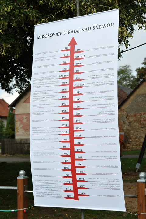 725 let od prvn&iacute; zm&iacute;nky o obci Miro&scaron;ovice